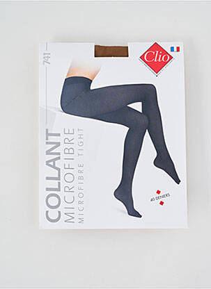 Collants stretch marron CLIO femme
