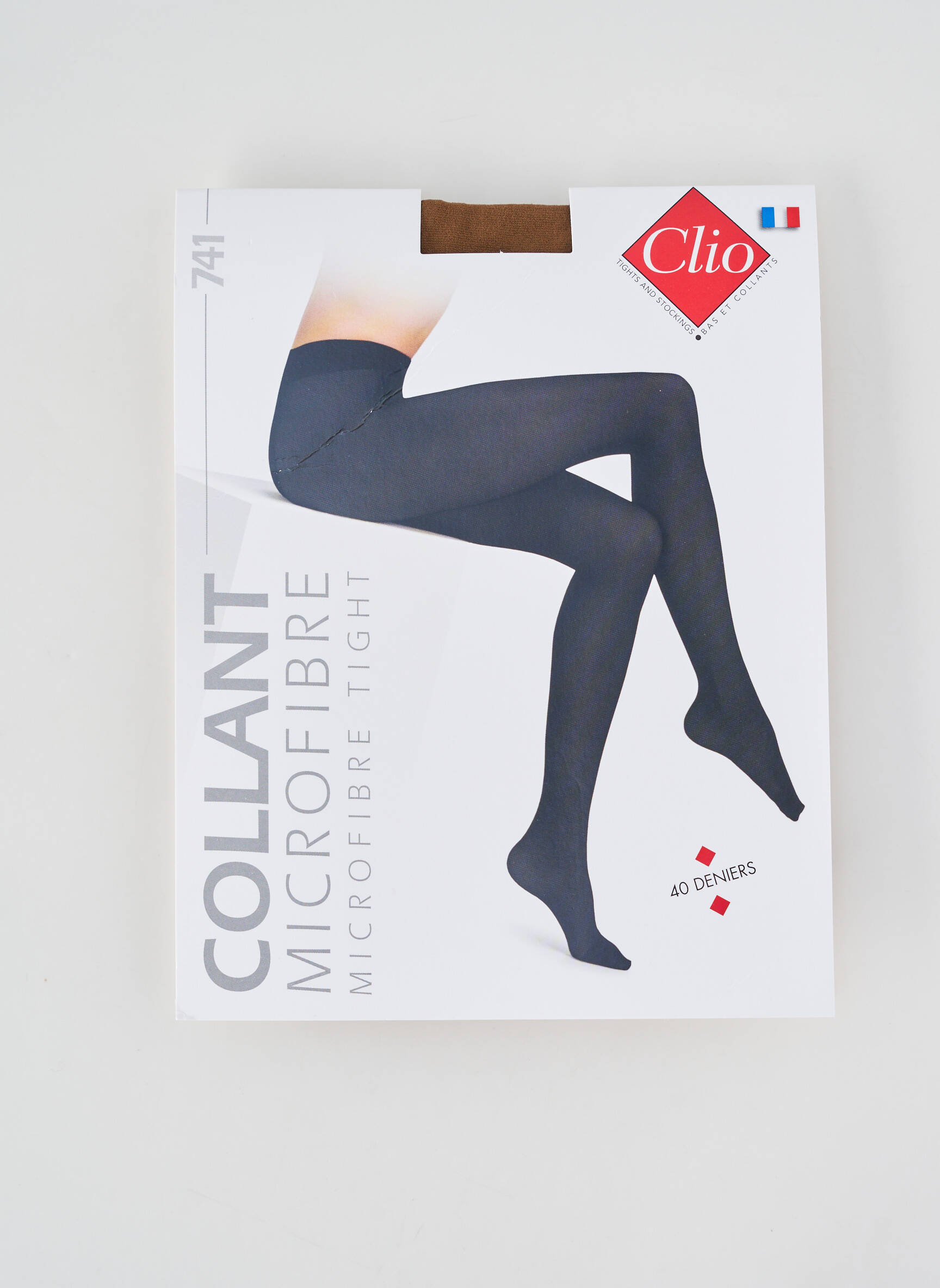 Collants stretch marron CLIO femme