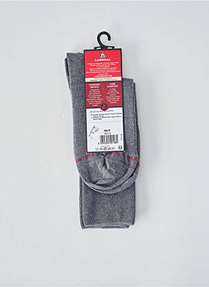 Chaussettes stretch gris clair LABONAL homme