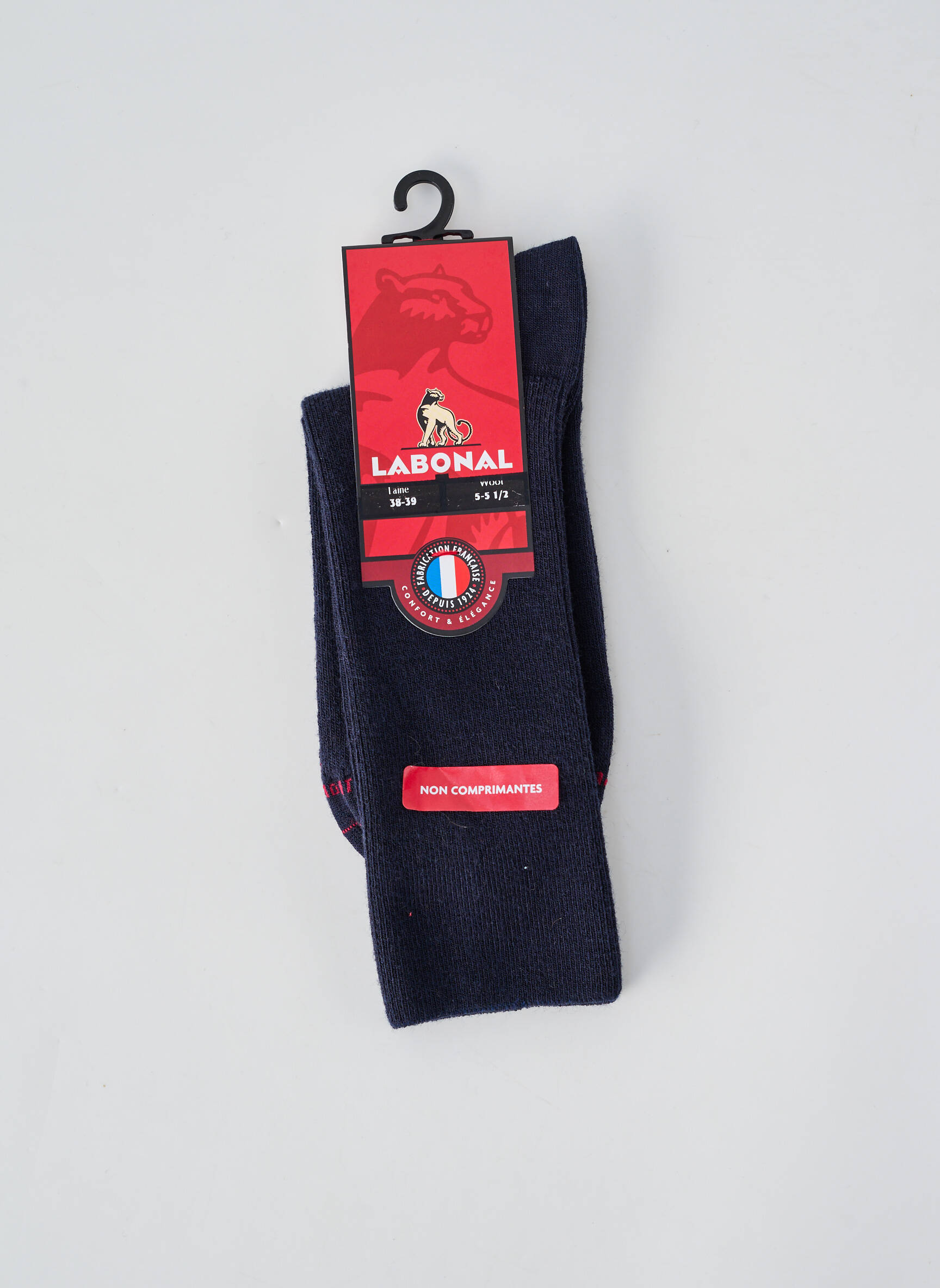 Chaussettes stretch bleu LABONAL homme