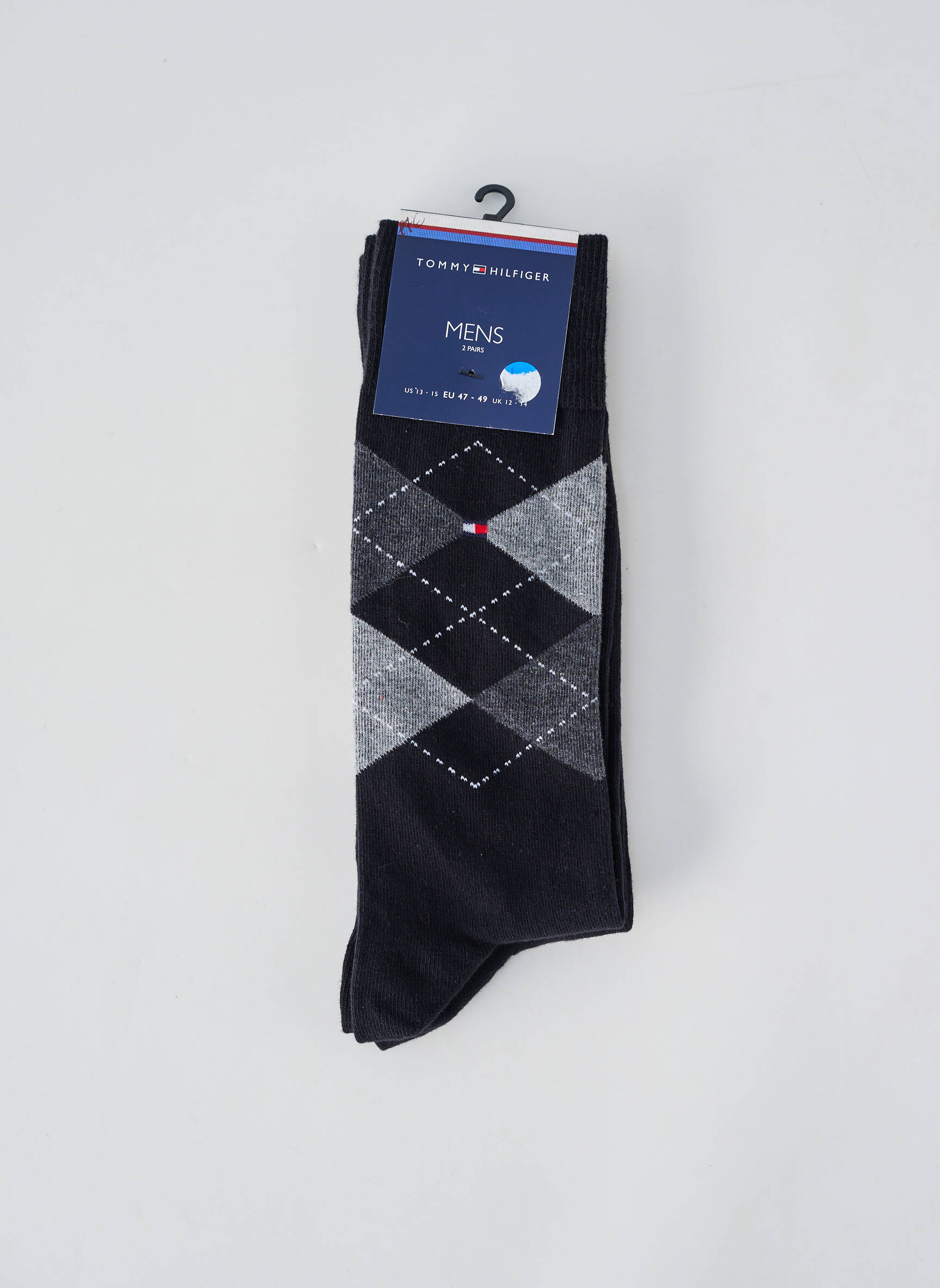 Chaussettes stretch noir TOMMY HILFIGER homme