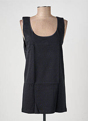 Top/caraco tissage jersey noir MORETTA femme