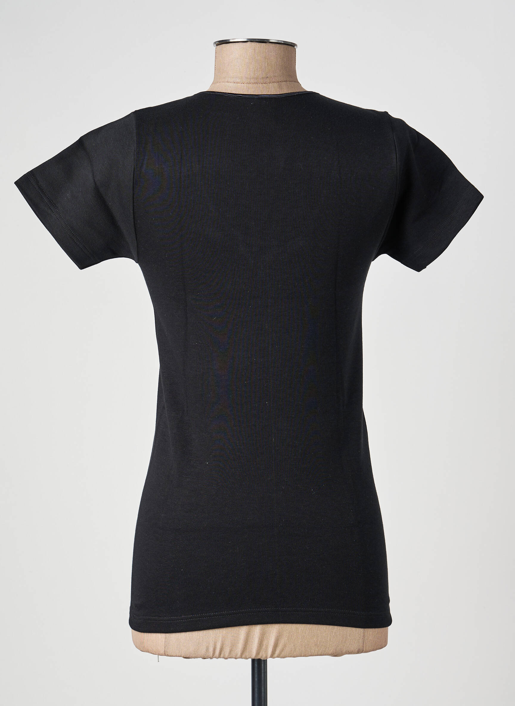 Top/caraco tissage jersey noir MORETTA femme