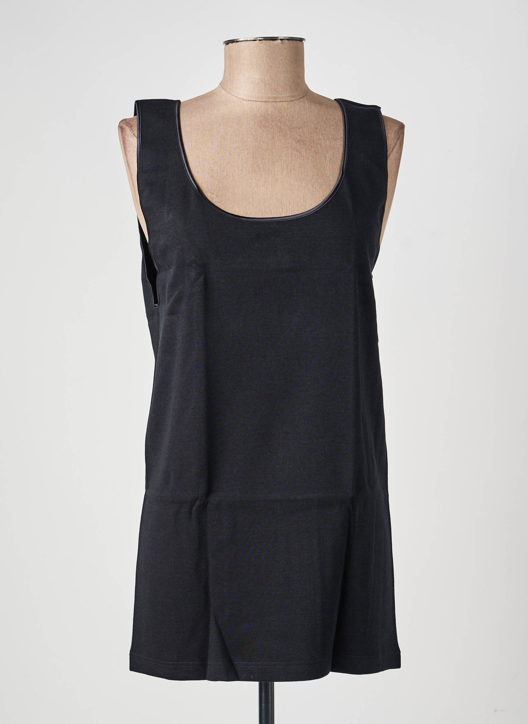Top/caraco tissage jersey noir MORETTA femme
