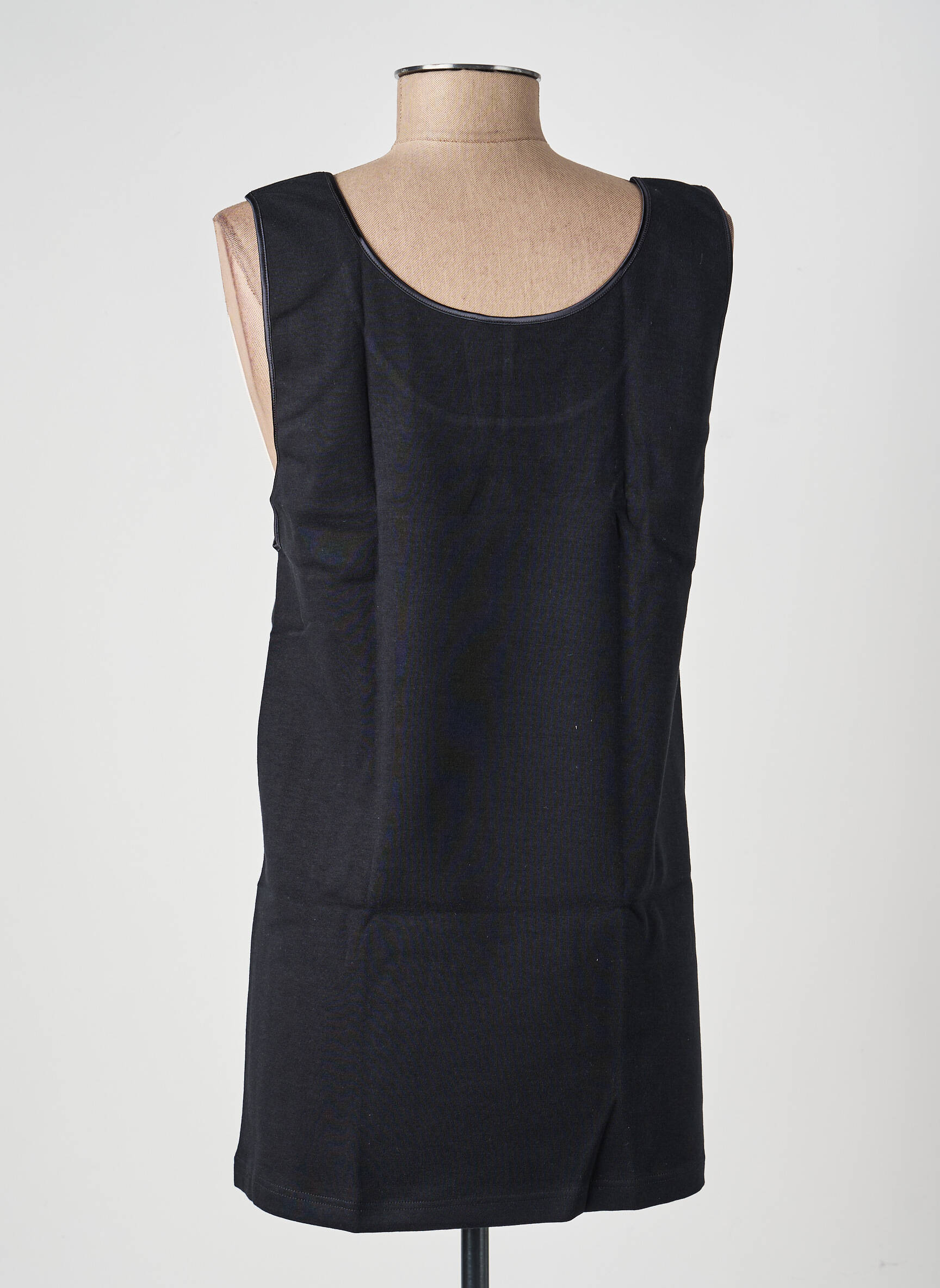 Top/caraco tissage jersey noir MORETTA femme