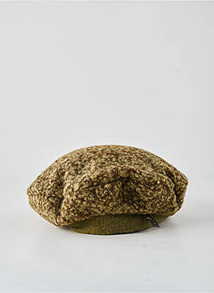 Chapeau doublure textile vert TOUT EN TETE femme