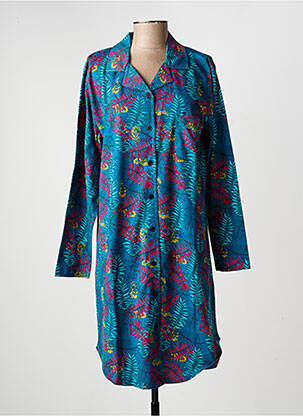 Chemise de nuit stretch bleu ROSE POMME femme