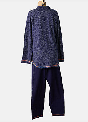 Pyjama tissage jersey bleu ROSE POMME femme