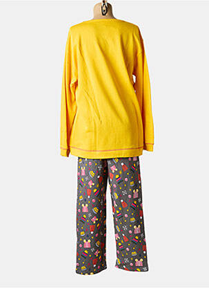 Pyjama tissage jersey jaune ROSE POMME femme