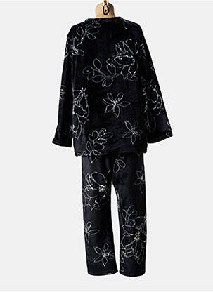Pyjama coupe droite noir ROSE POMME femme