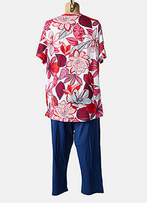 Pyjama manches courtes bleu ROSE POMME femme
