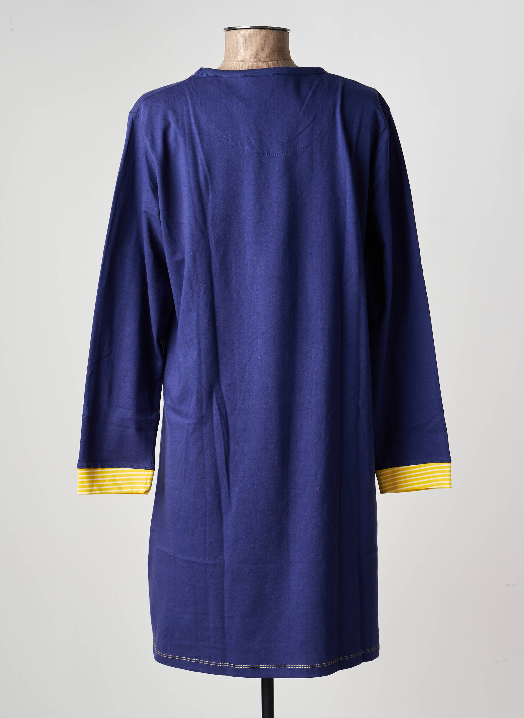 Chemise de nuit stretch bleu ROSE POMME femme