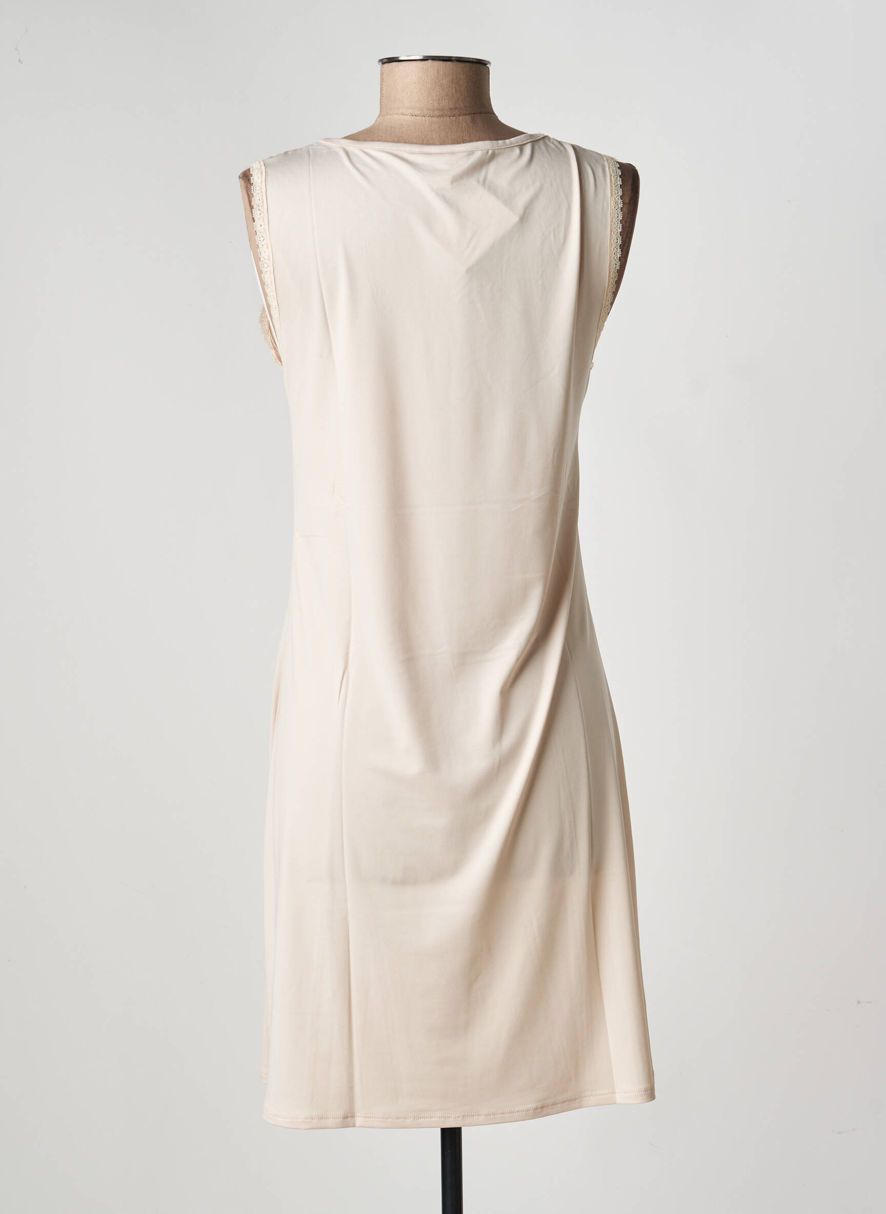 Jupon /fond de robe broderie chair ROSE POMME femme