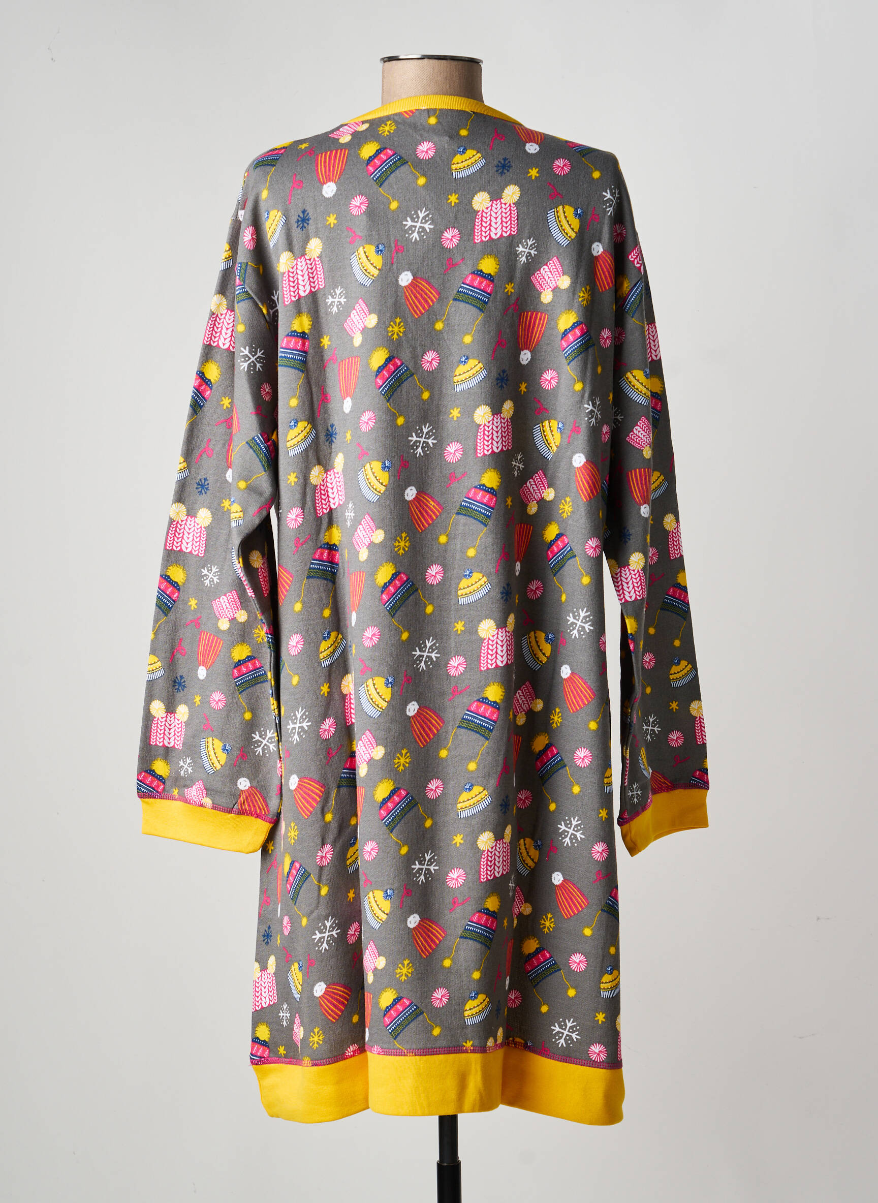 Chemise de nuit stretch gris ROSE POMME femme