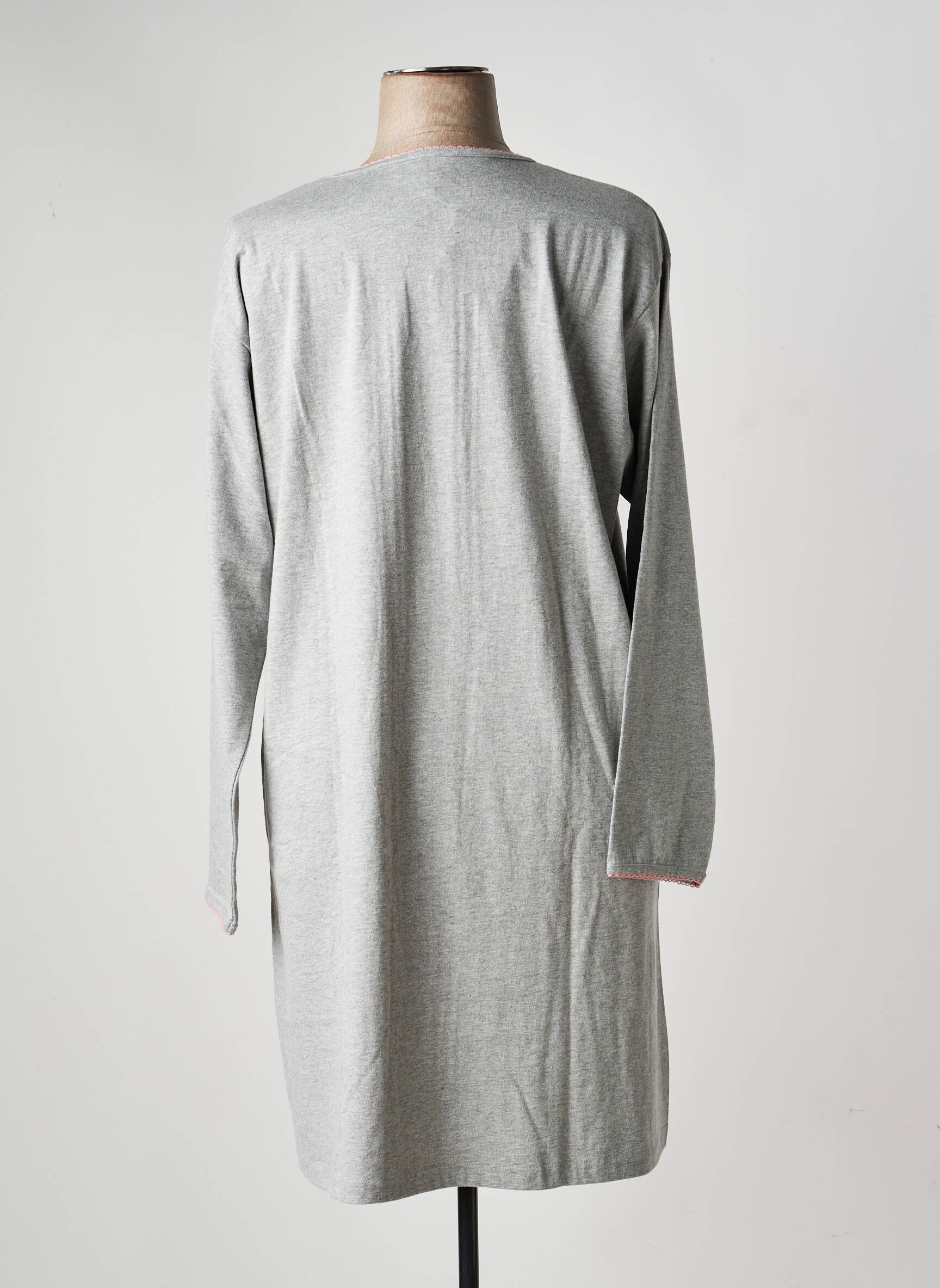 Chemise de nuit stretch gris ROSE POMME femme