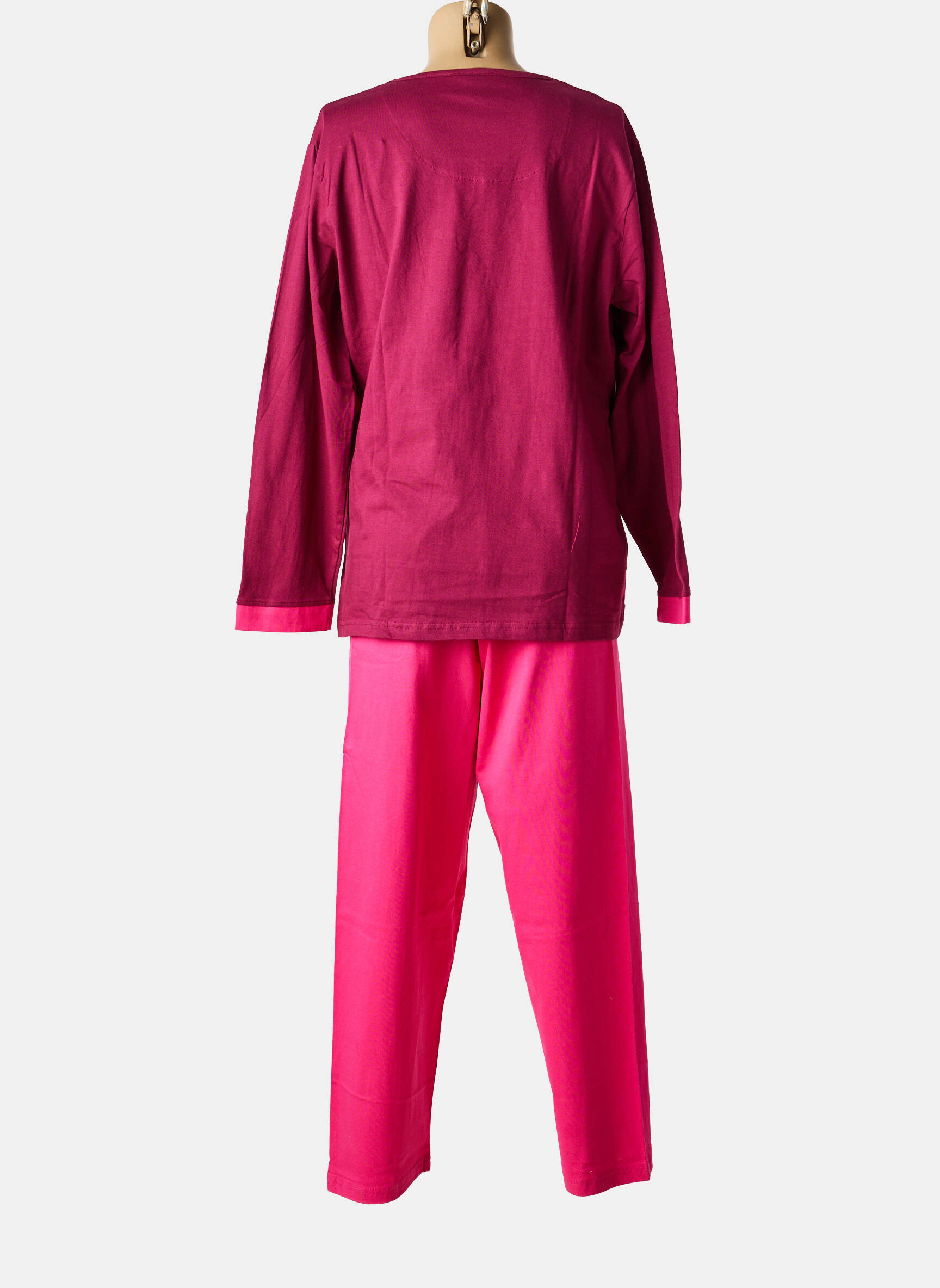 Pyjama tissage jersey rouge ROSE POMME femme