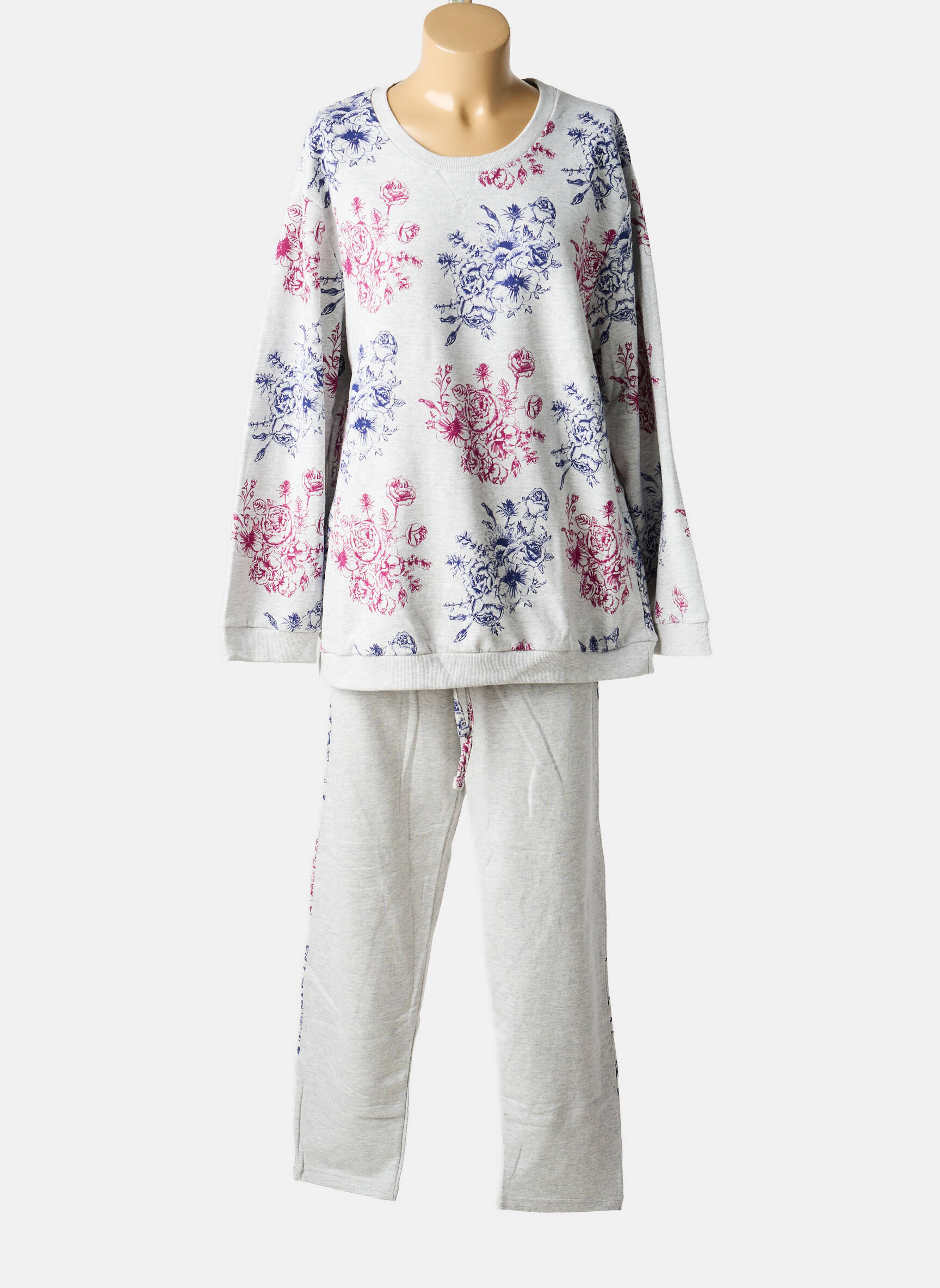 Pyjama bas pantalon gris ROSE POMME femme