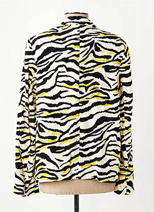 Blazer poches jaune SEE U SOON femme