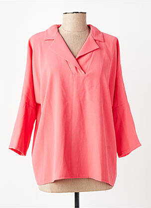 Blouse manches 3/4 manches 3/4 orange TOUPY femme