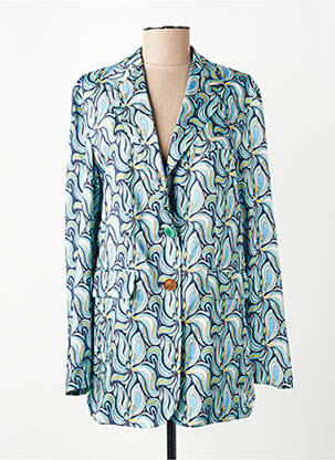 Blazer fausses poches bleu MALIPARMI femme