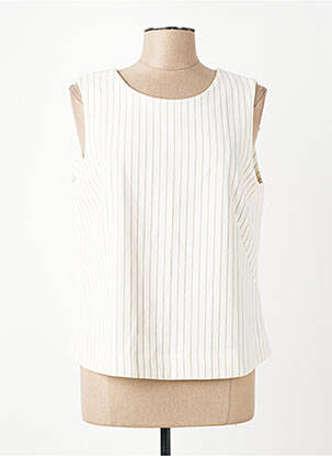 Top sans manche sans manche beige SUMMUM femme