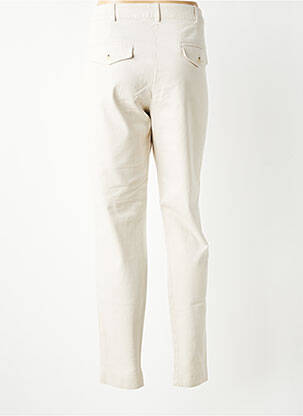 Jeans coupe slim stretch taille normale beige SUMMUM femme