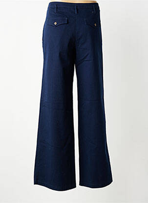 Jeans coupe large taille à pinces taille haute bleu SUMMUM femme