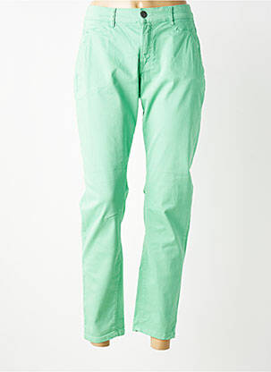 Jeans coupe slim stretch taille normale vert SUMMUM femme