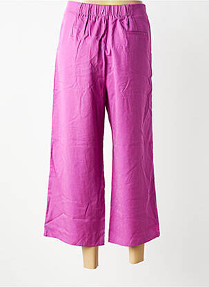 Pantalon 7/8 taille haute taille haute violet SEE U SOON femme