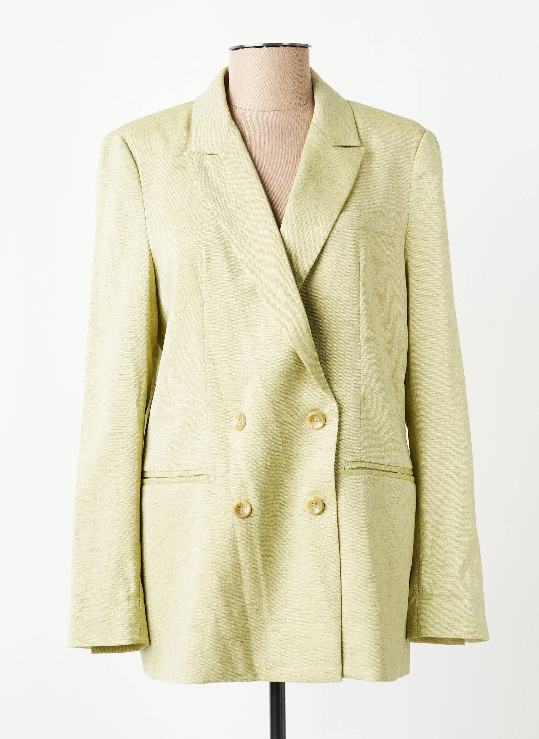 Blazer poches vert SEE U SOON femme