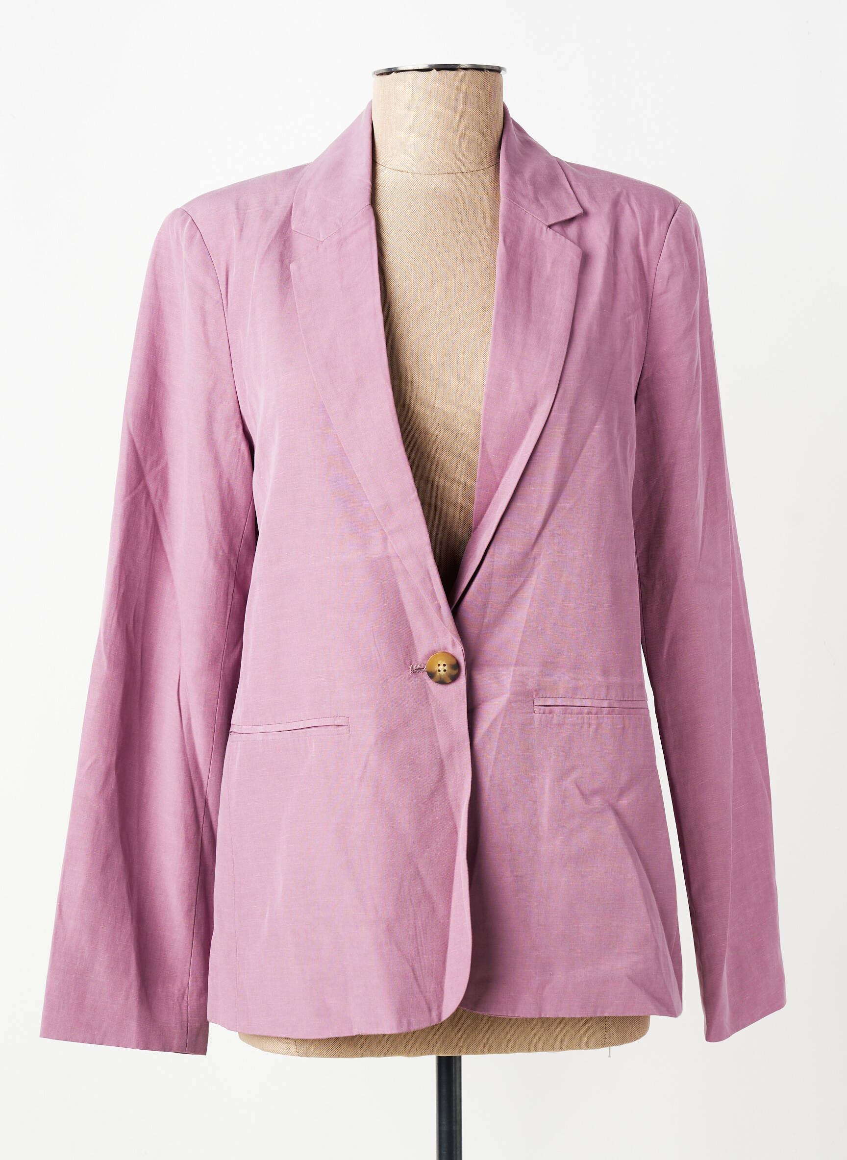 Blazer coupe cintrée violet MKT STUDIO femme