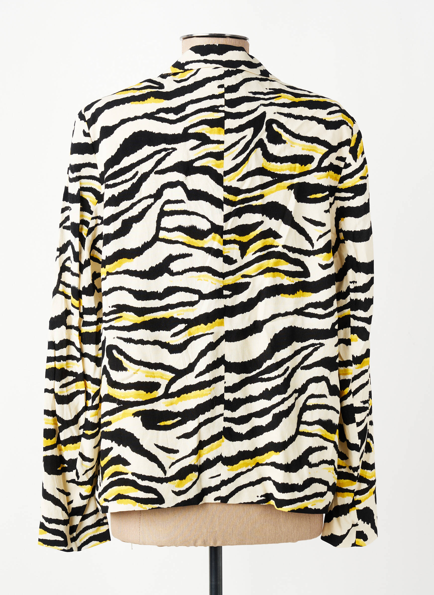 Blazer poches jaune SEE U SOON femme