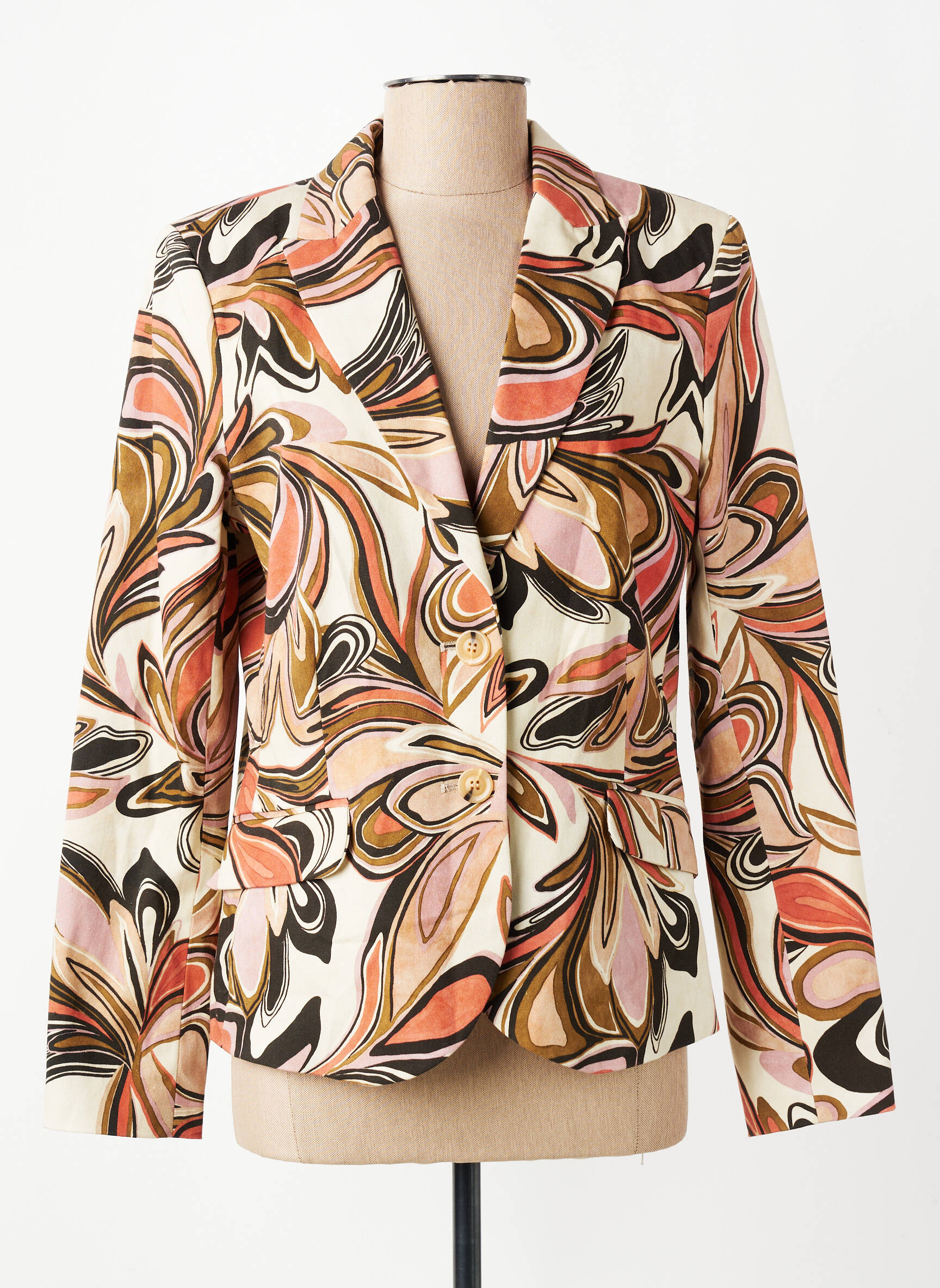 Blazer poches beige SUMMUM femme