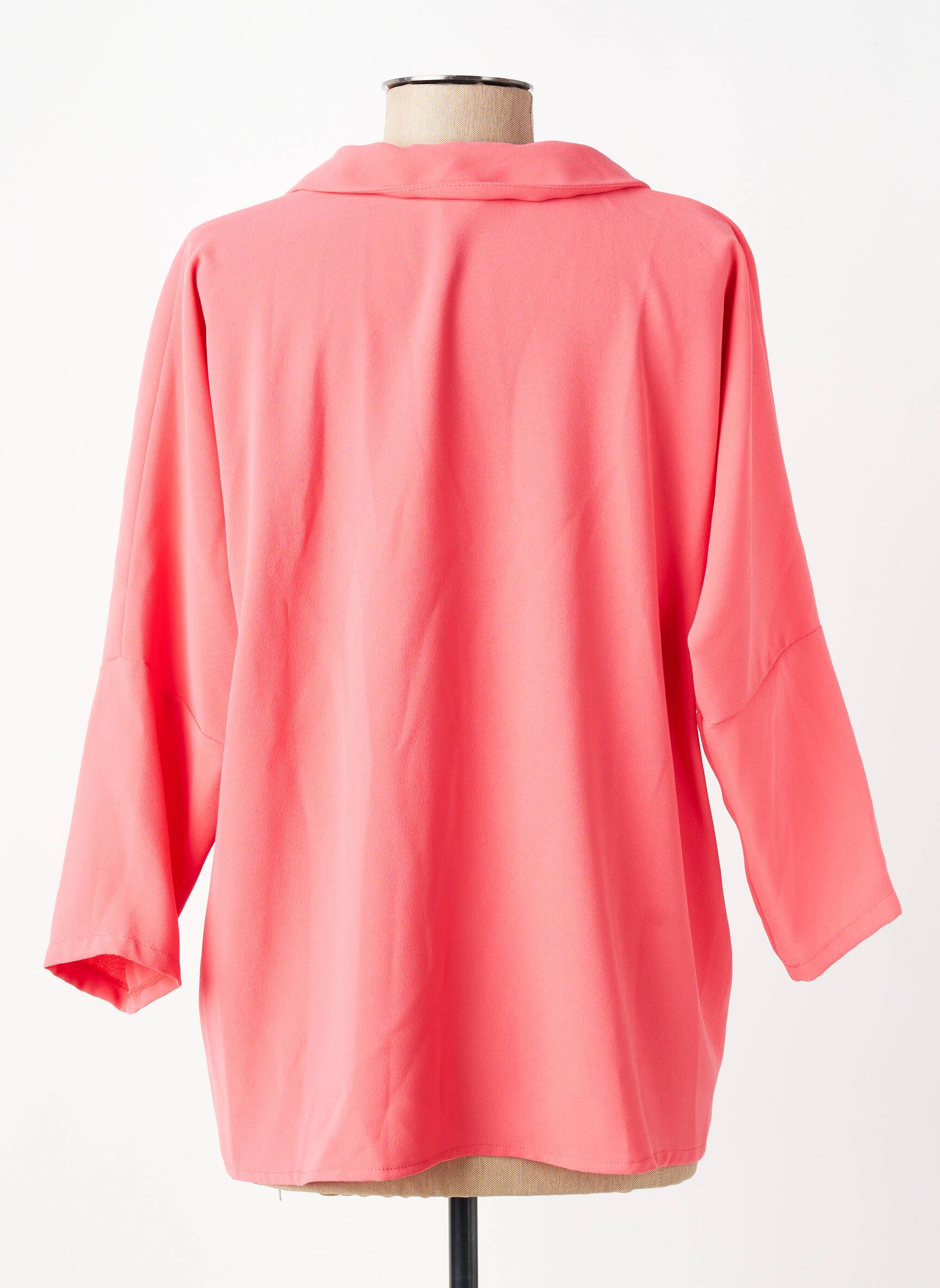 Blouse manches 3/4 manches 3/4 orange TOUPY femme