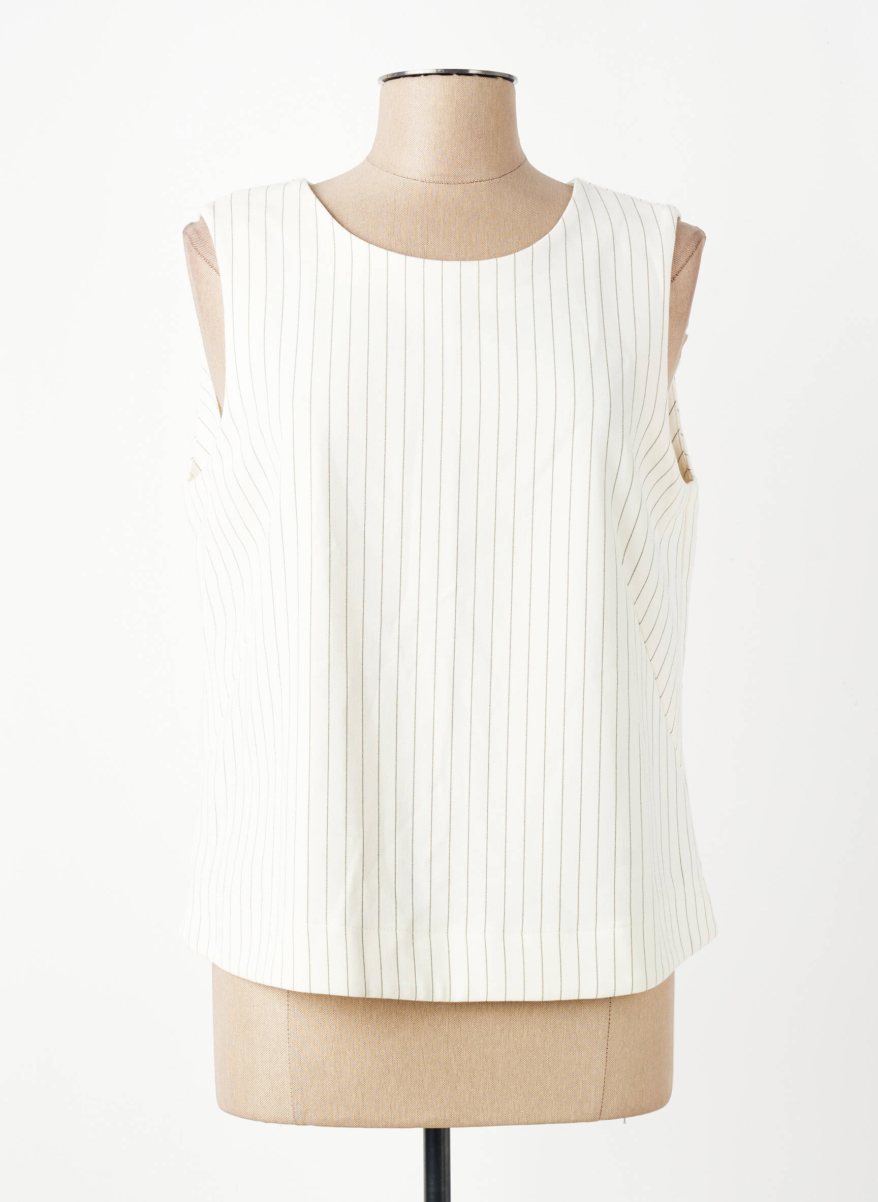 Top sans manche sans manche beige SUMMUM femme