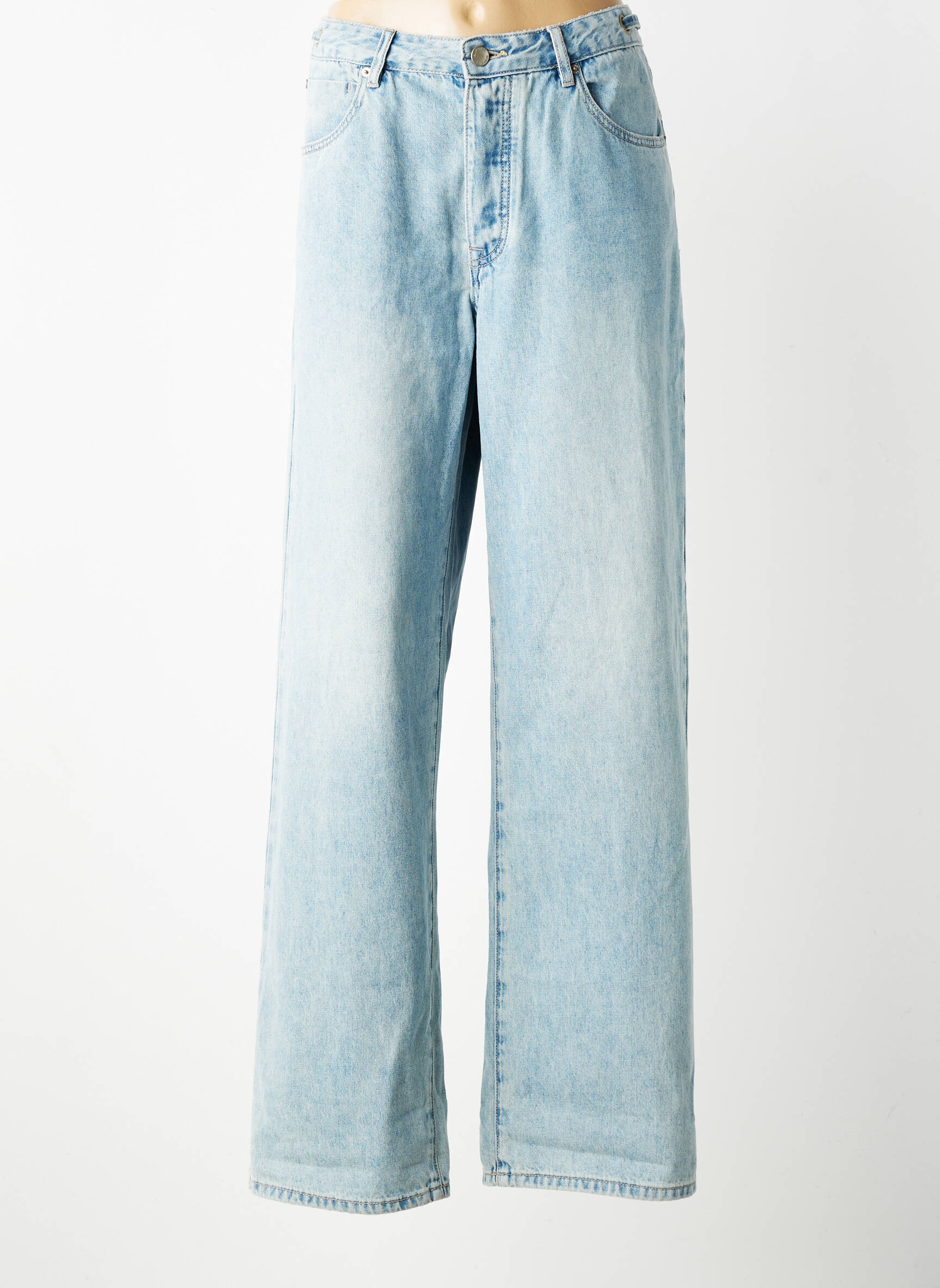 Jeans coupe large stretch taille normale bleu BLUE DAZE femme