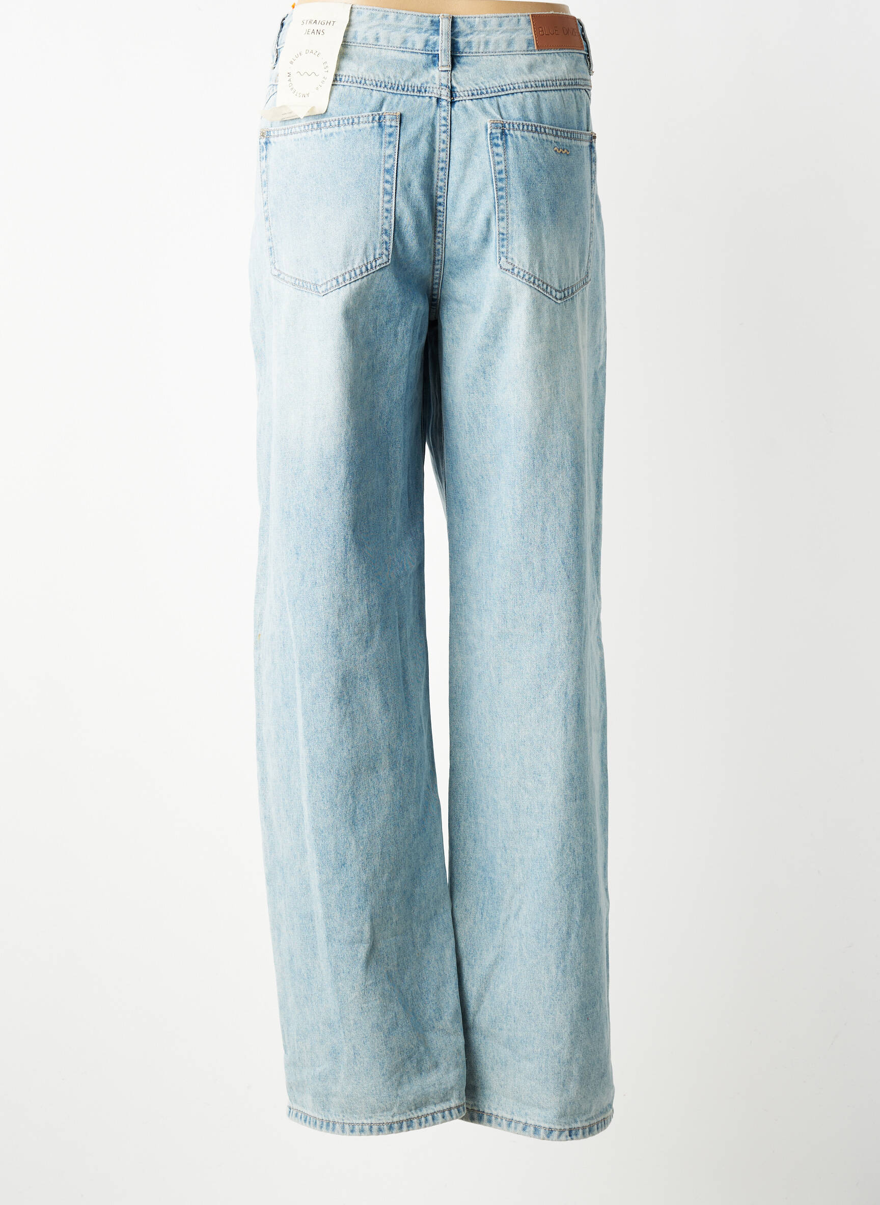 Jeans coupe large stretch taille normale bleu BLUE DAZE femme