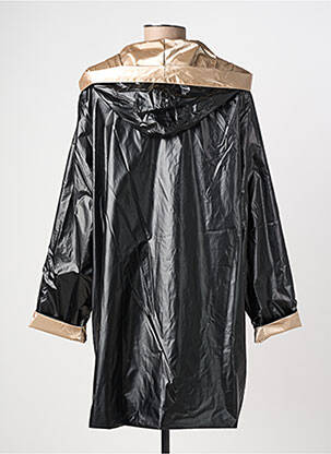 Imperméable poches a capuche noir PIMENT ROUGE femme