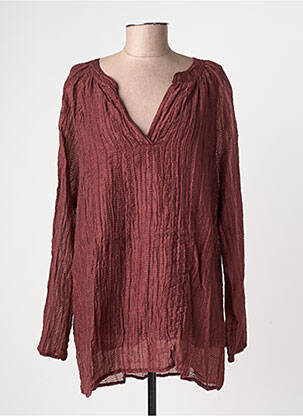 Blouse manches longues manches longues violet PIMENT ROUGE femme