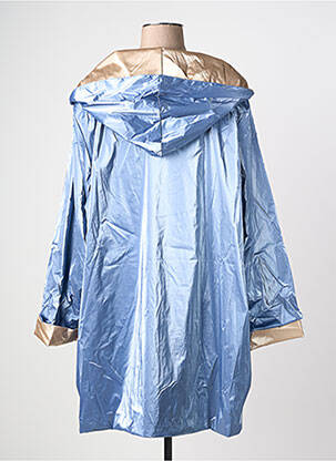 Imperméable poches a capuche bleu PIMENT ROUGE femme