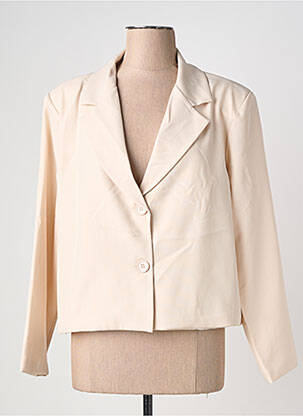 Blazer finition intérieure doublée beige C'MELODIE femme