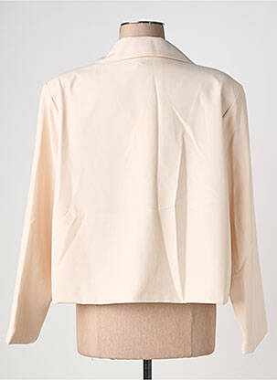 Blazer finition intérieure doublée beige C'MELODIE femme