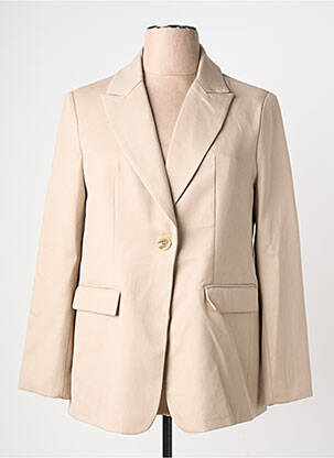 Blazer finition intérieure doublée beige C'MELODIE femme