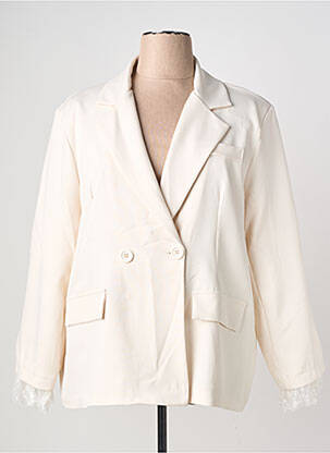 Blazer poignets boutonnés beige E&F femme