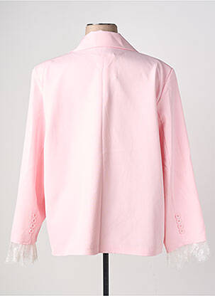 Blazer poignets boutonnés rose E&F femme