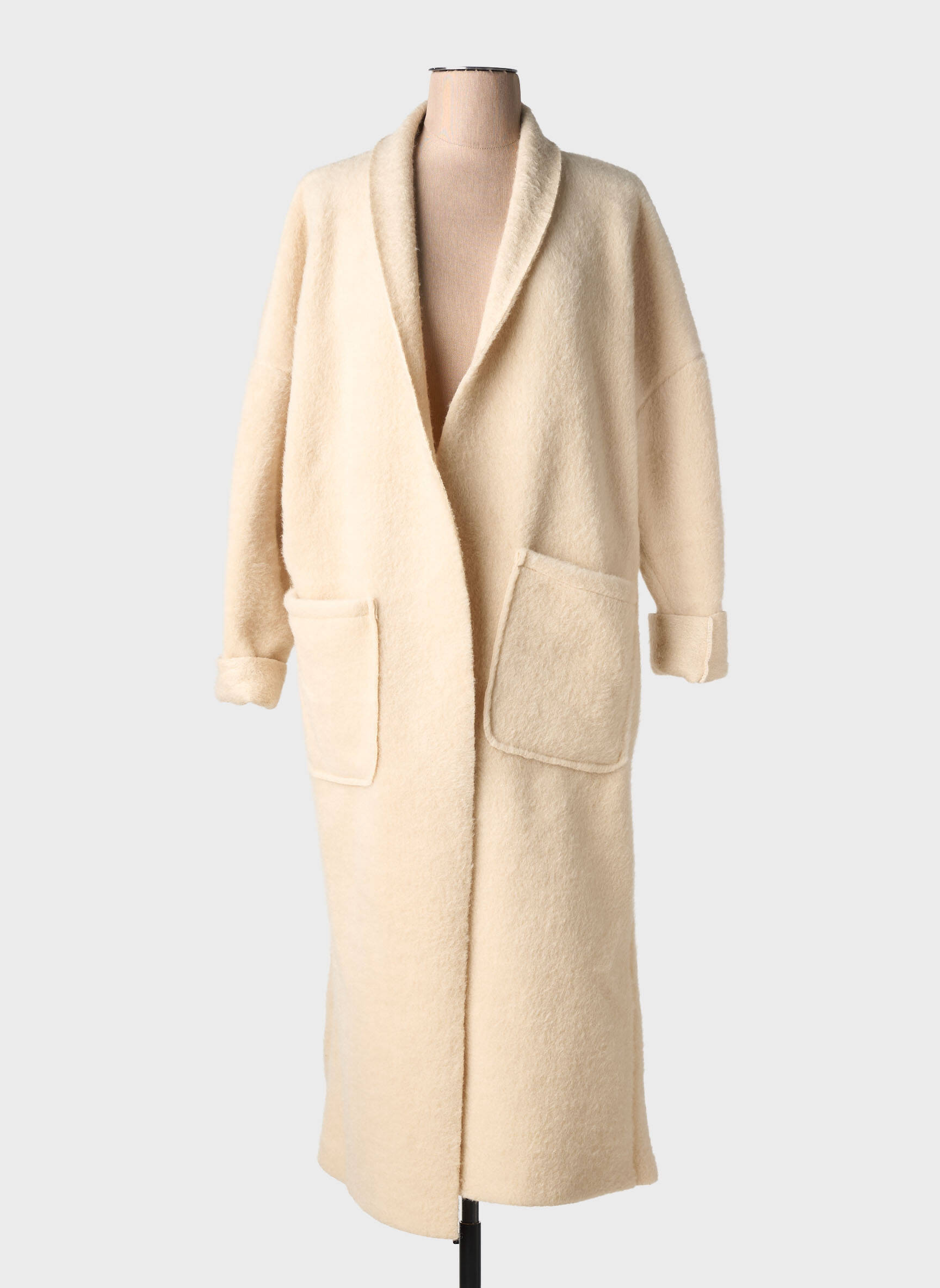 Gilet manches longues manches longues beige LUK AP femme