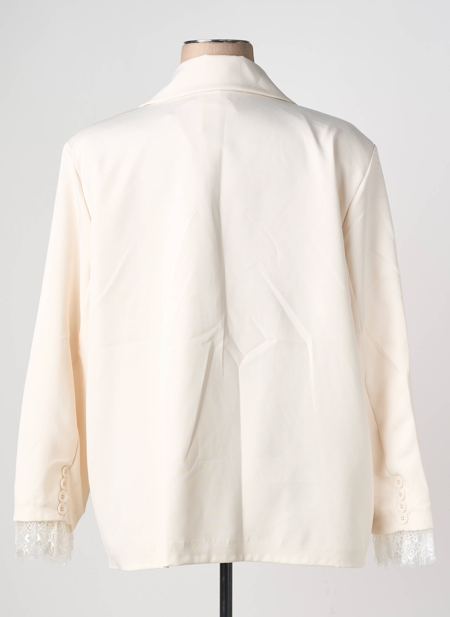 Blazer poignets boutonnés beige E&F femme