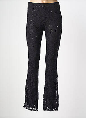 Pantalon slim taille élastique taille normale noir LOVIKA femme