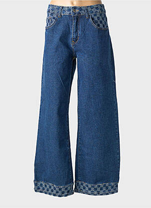 Jeans coupe large taille normale taille normale bleu BS JEANS femme