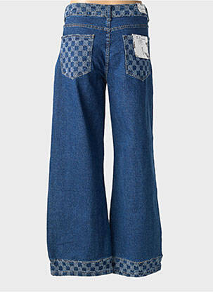 Jeans coupe large taille normale taille normale bleu BS JEANS femme